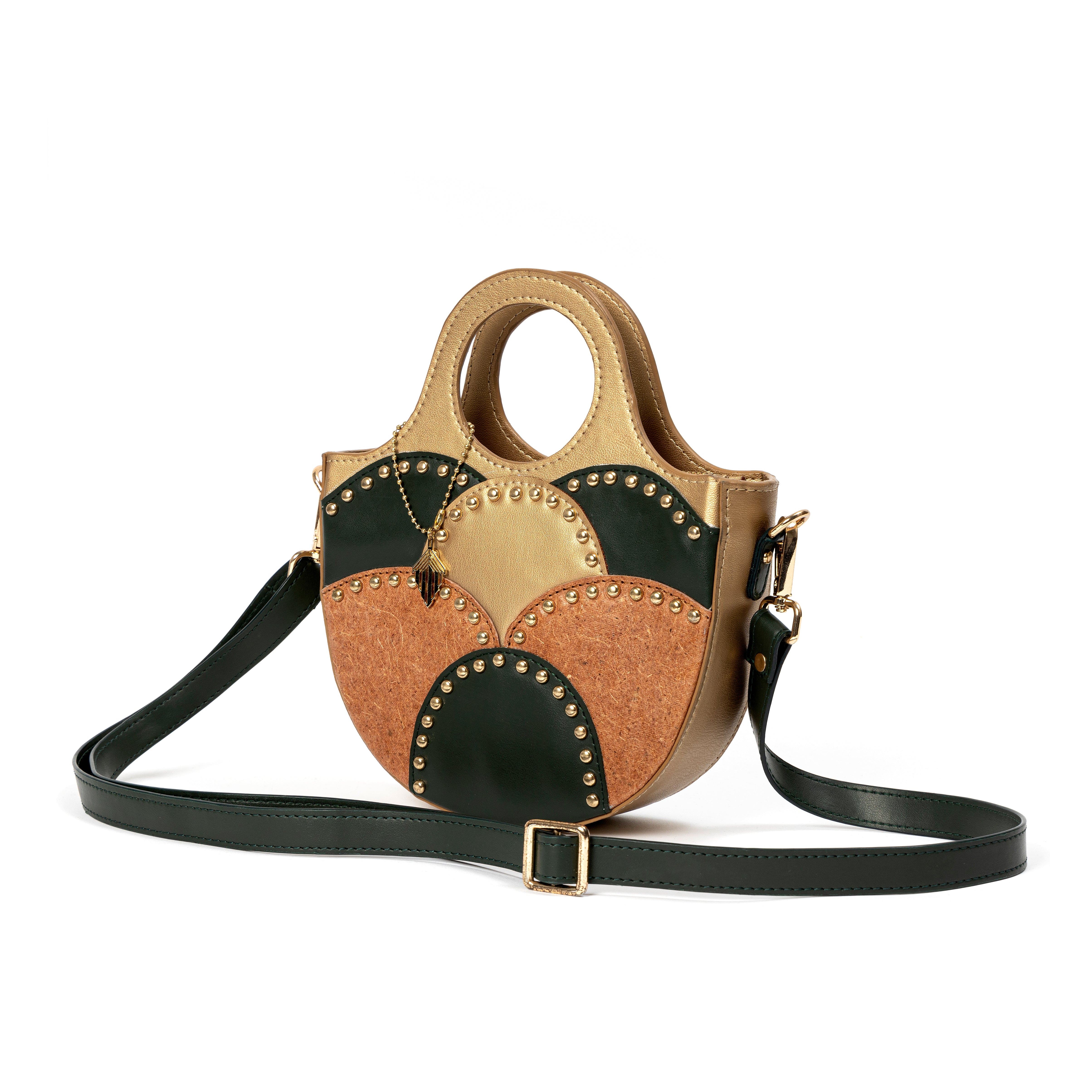 Savannah Vegan Leather Sling - Gold