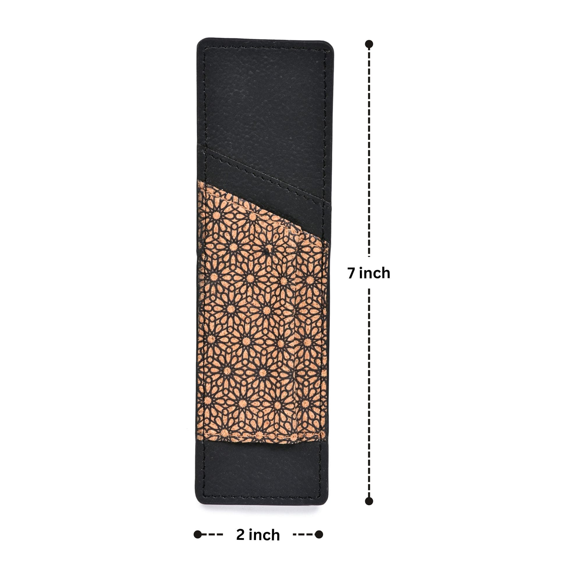 Handcrafted, Vegan Leather Pen Holder - Black