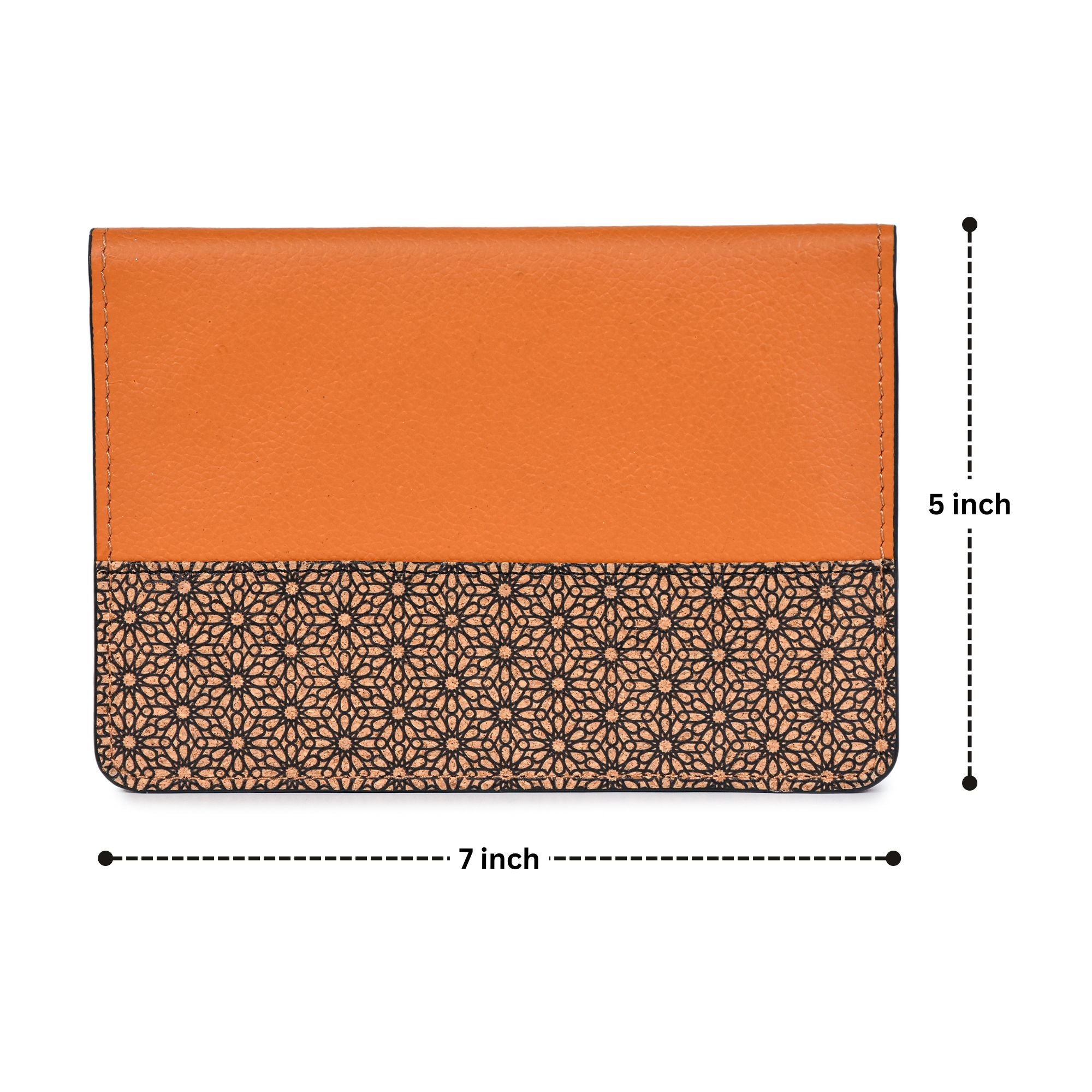 Sustainable Vegan Leather Passport Holder - Tan