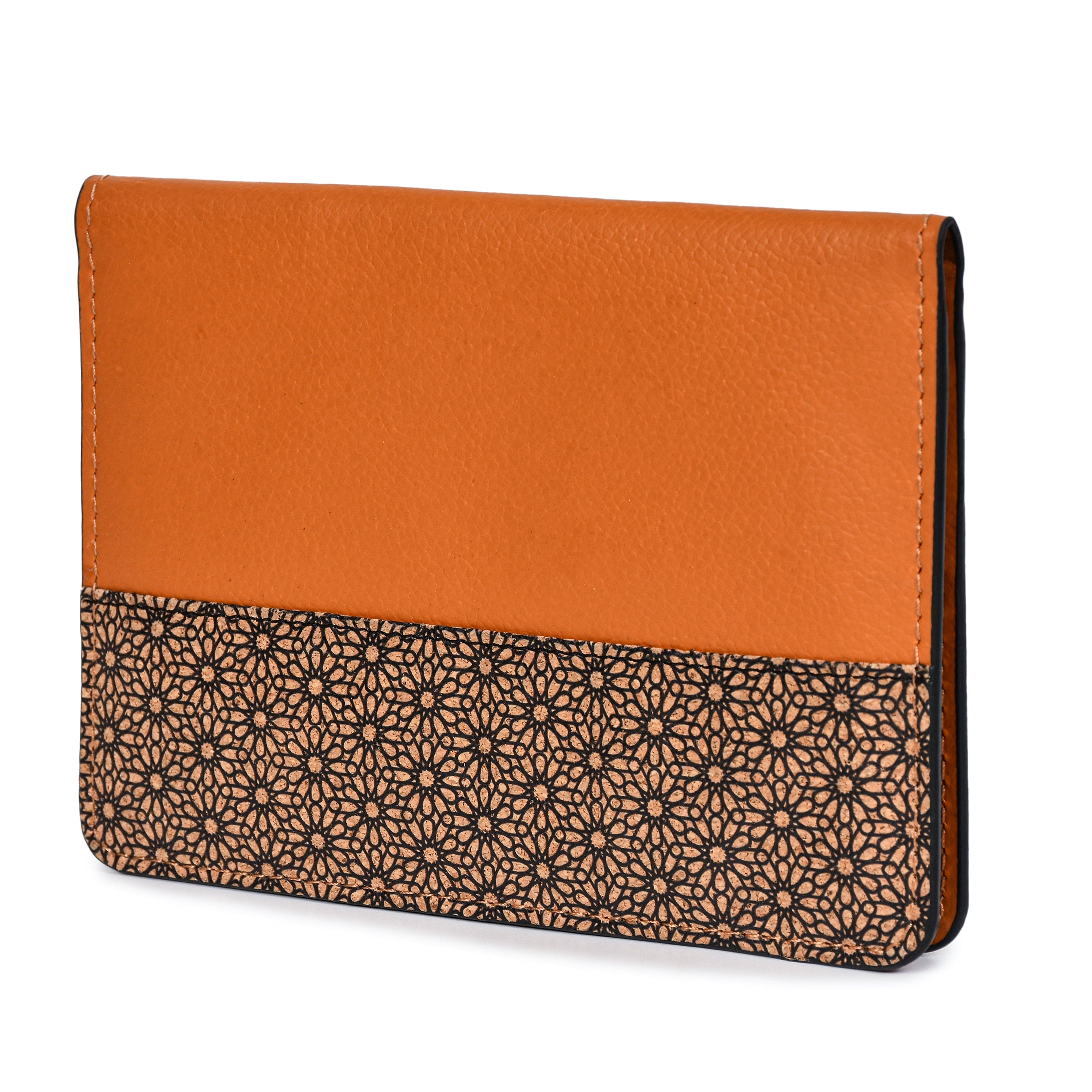 Sustainable Vegan Leather Passport Holder - Tan
