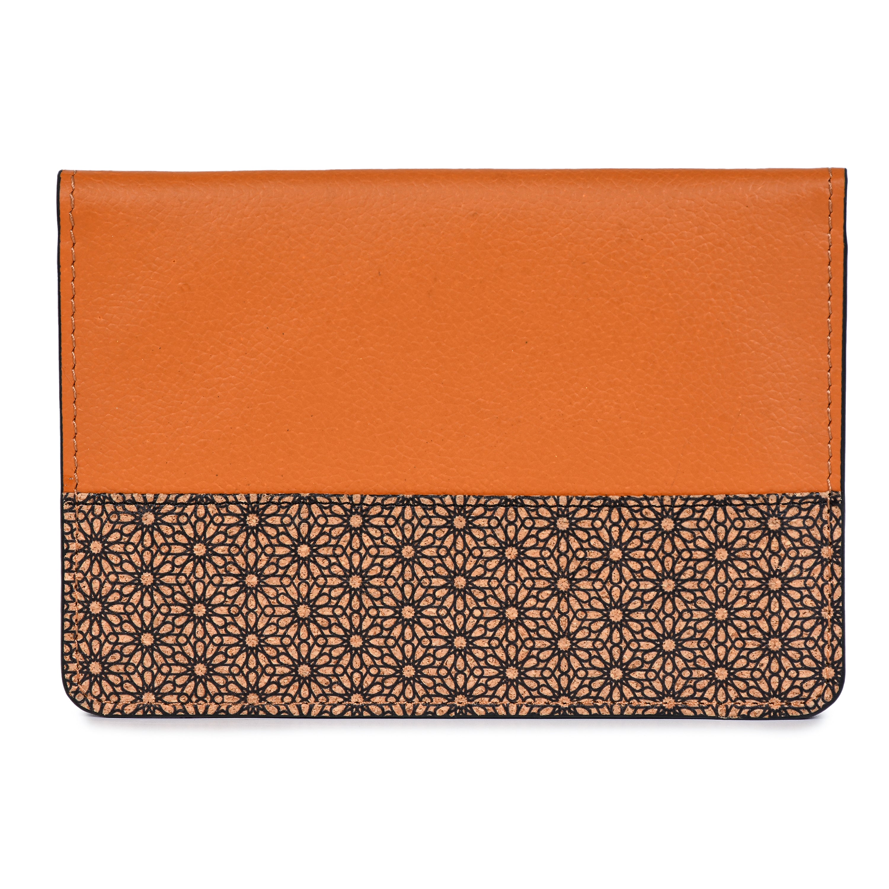 Sustainable Vegan Leather Passport Holder - Tan