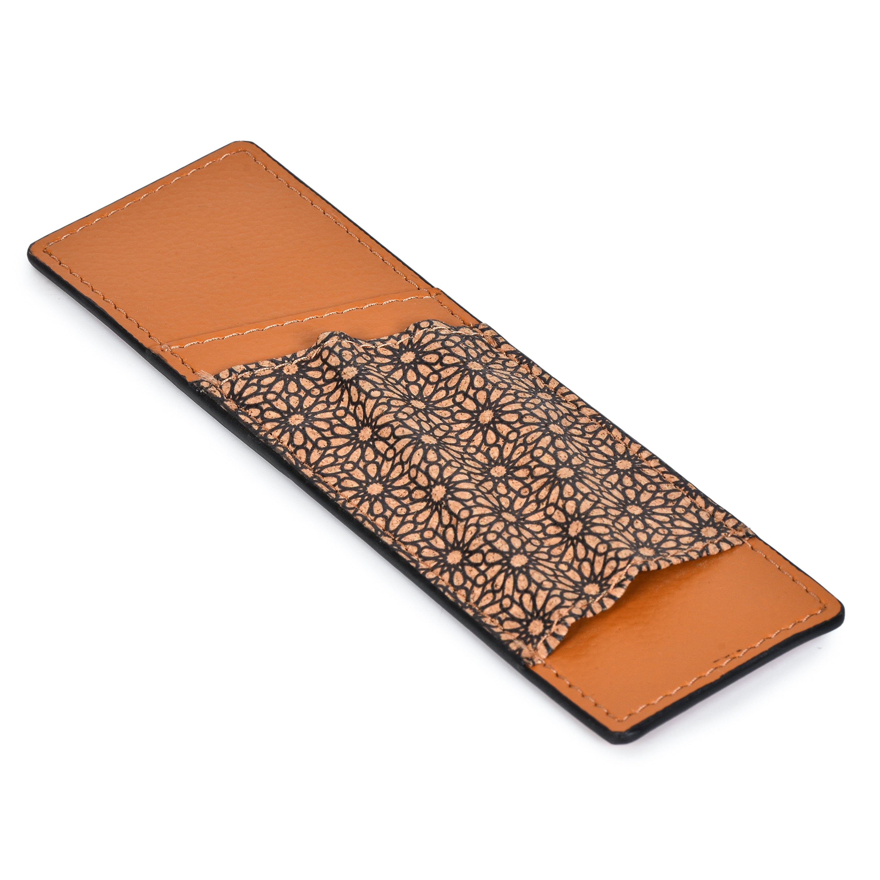 Handcrafted, Vegan Leather Pen Holder - Tan