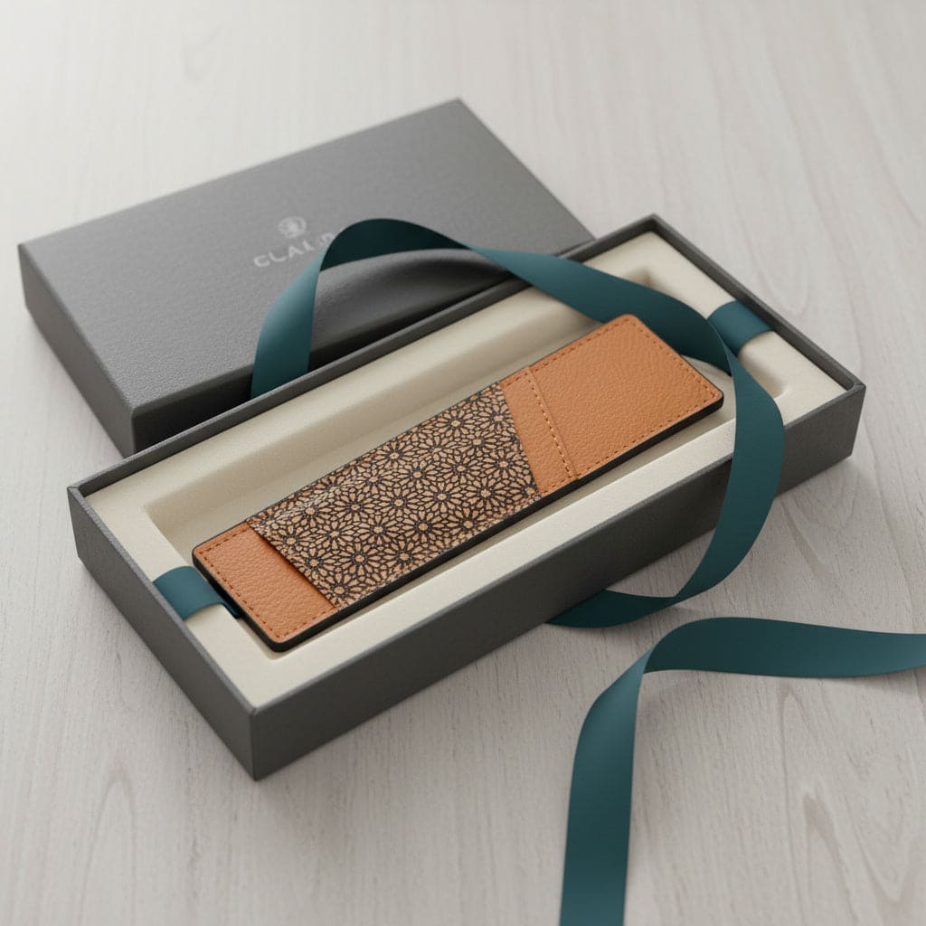 Plant Leather Pen Holder – Tan