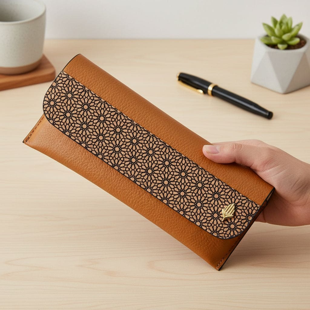Plant Leather Eyewear Case – Tan