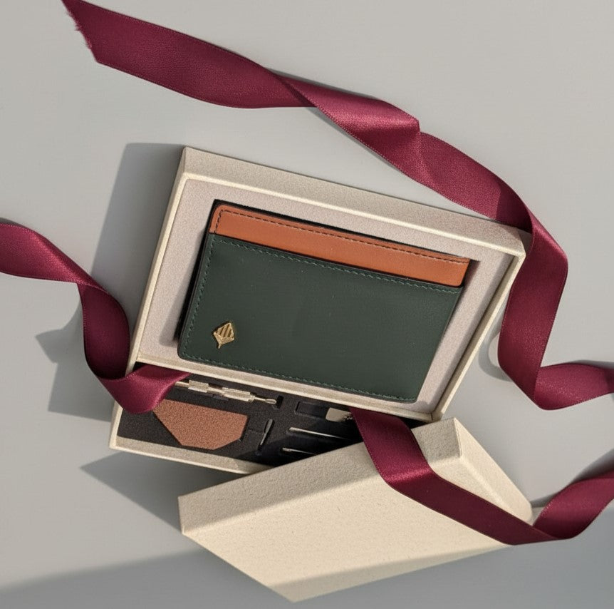 Vegan Leather Men's Wallet Zeus - Green