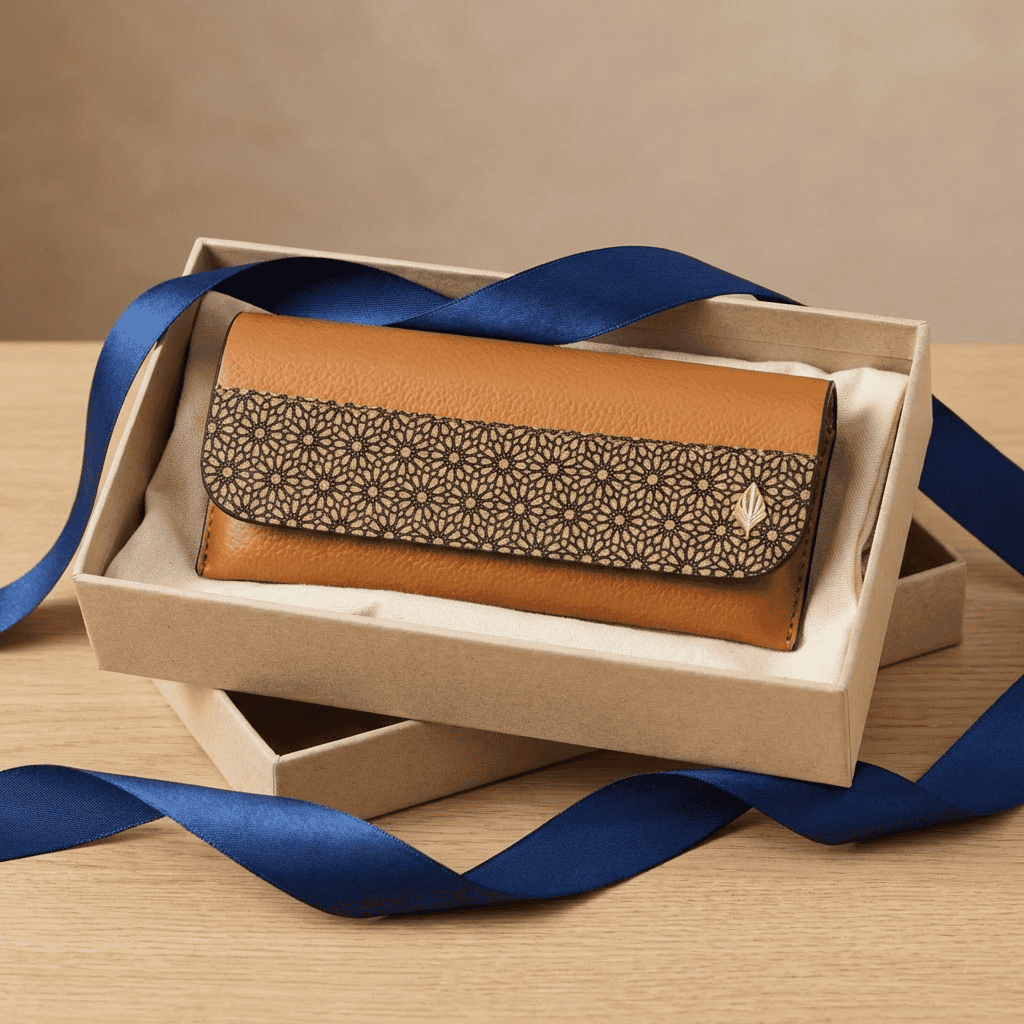 Plant Leather Eyewear Case – Tan