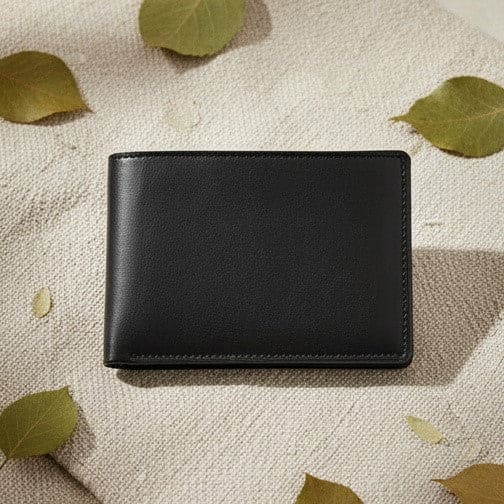 Helios – Black | Plant Leather Men’s Wallet