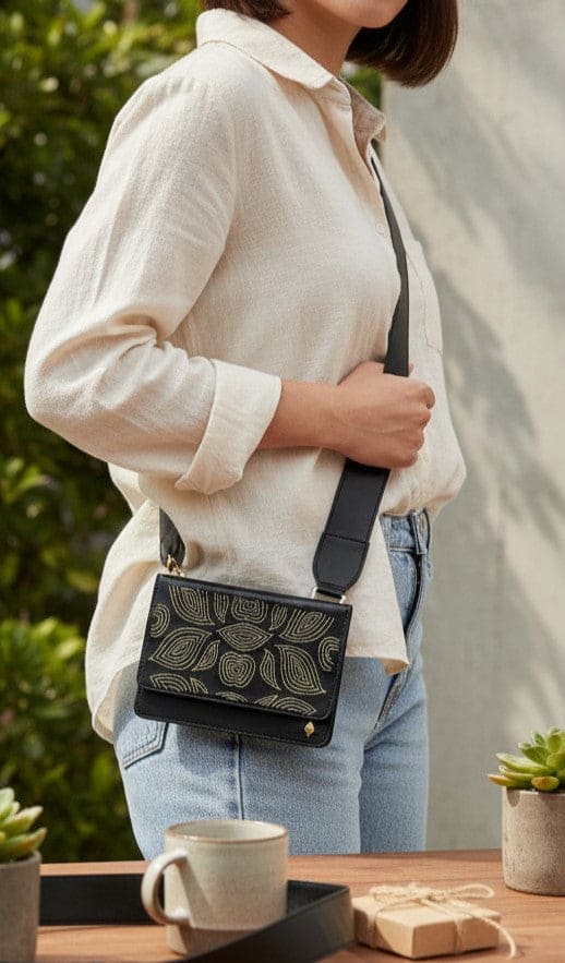 Lana Vegan Leather Sling Bag
