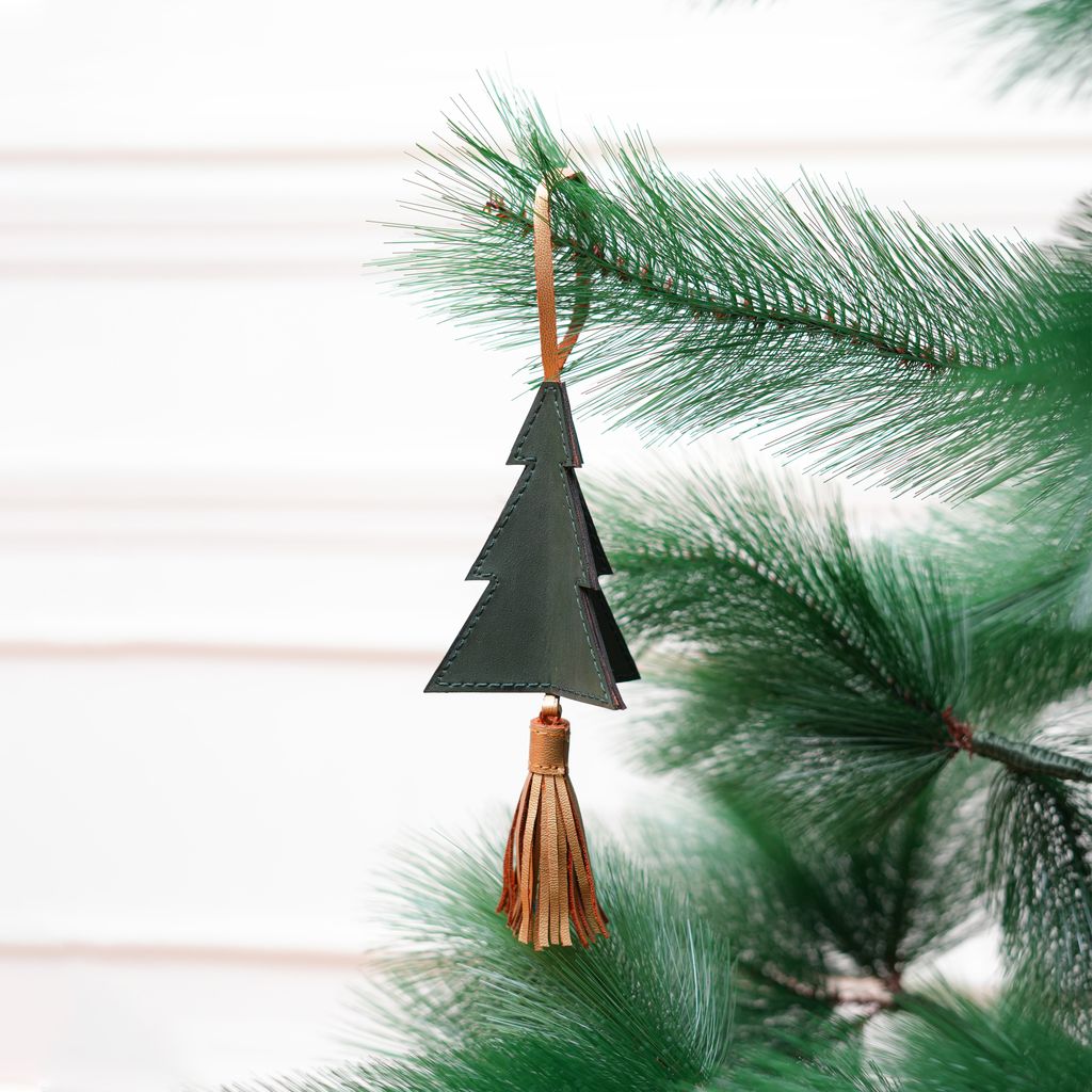 Handcrafted Christmas Ornaments - Green Christmas Tree