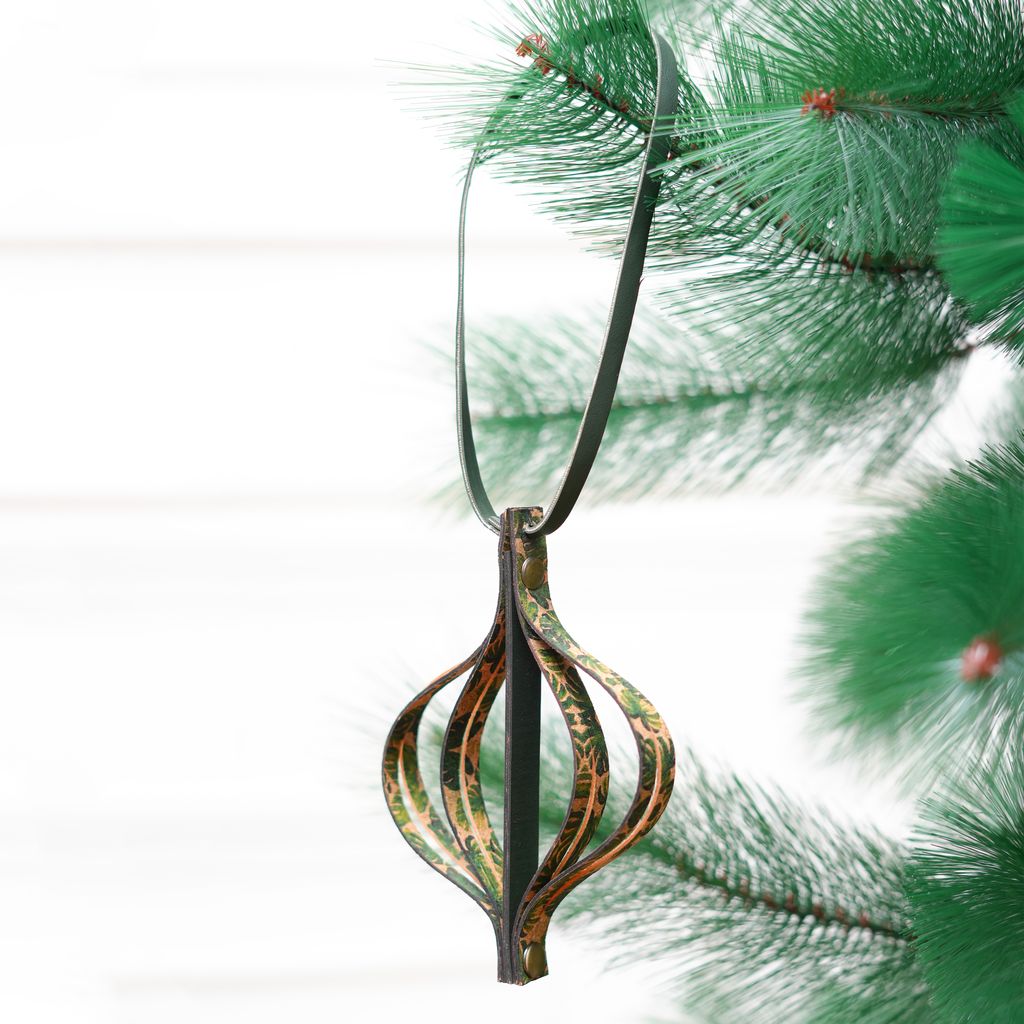 Handcrafted Christmas Ornaments - Green Lantern