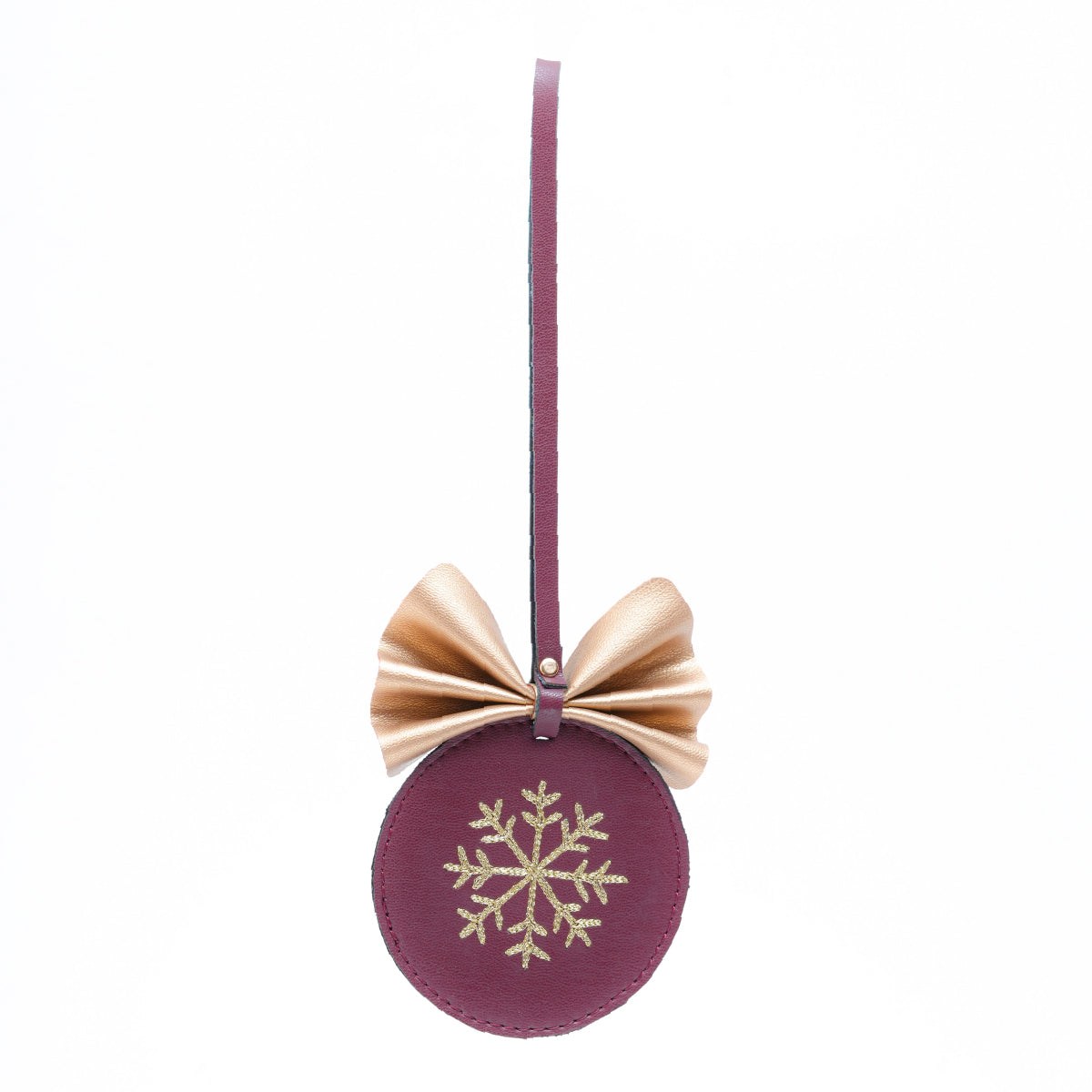 Handcrafted Christmas Ornaments - Snowflake Bulb