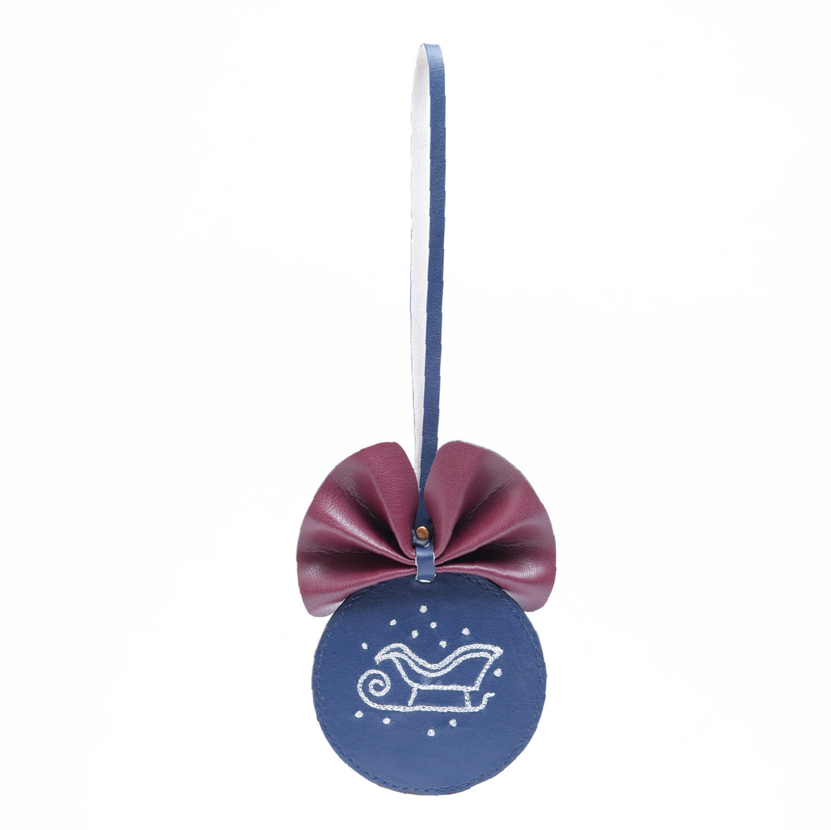 Handcrafted Christmas Ornaments - Sleigh Bulb