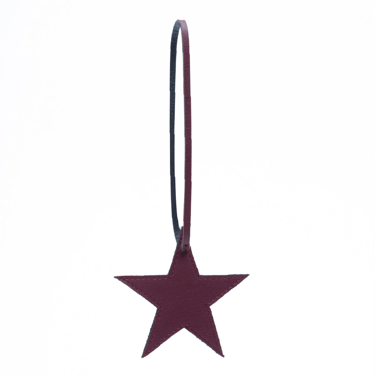 Handcrafted Christmas Ornaments - Maroon Star