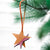 Handcrafted Christmas Ornaments - Orange Star