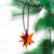 Handcrafted Christmas Ornaments - Maroon Star