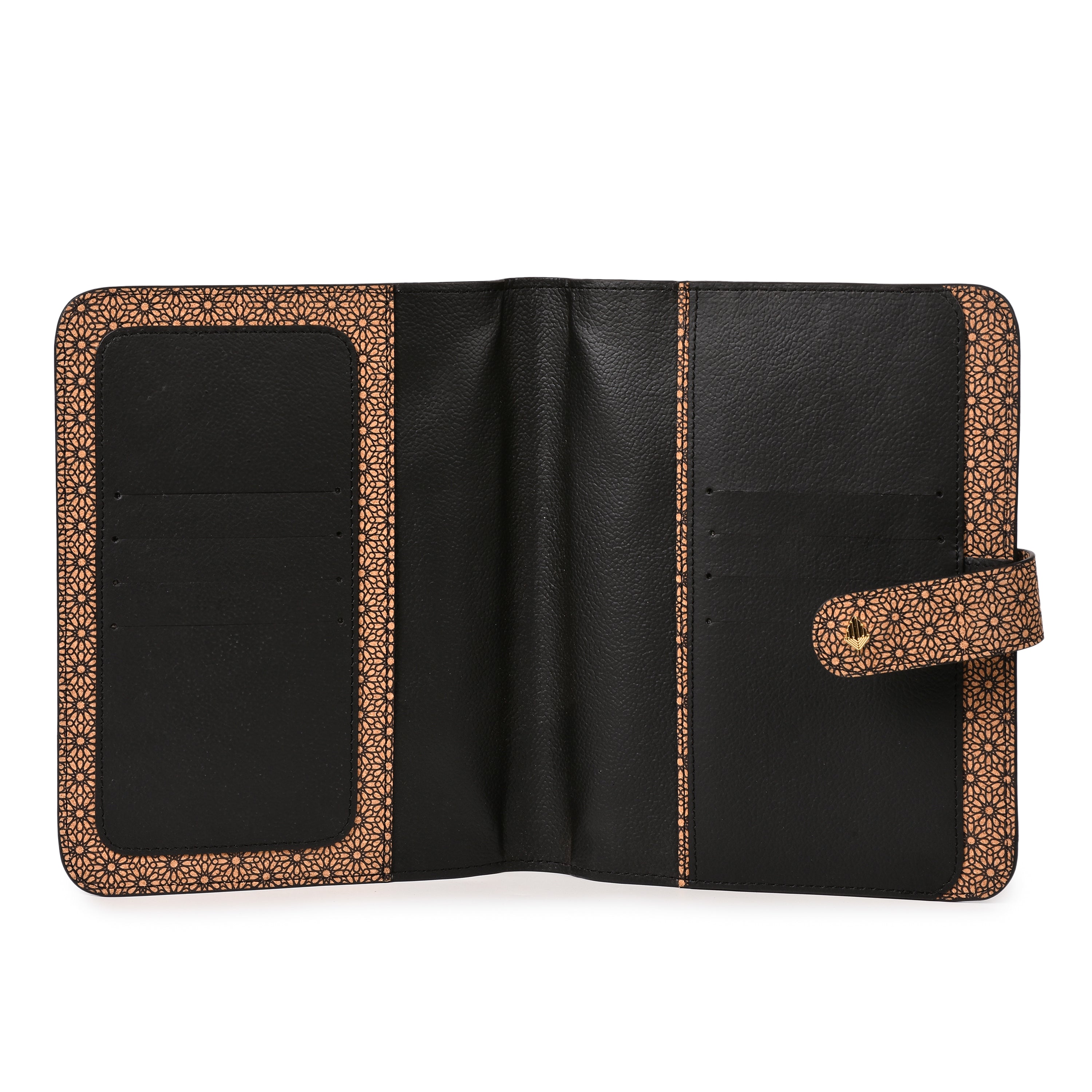 Plant Leather Diary & Pen Set – Black
