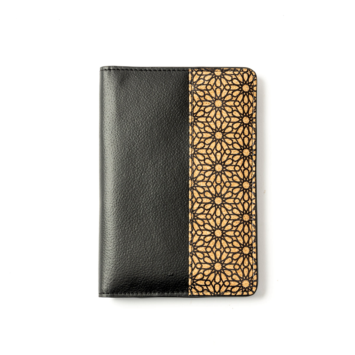 Sustainable Vegan Leather Passport Holder - Black