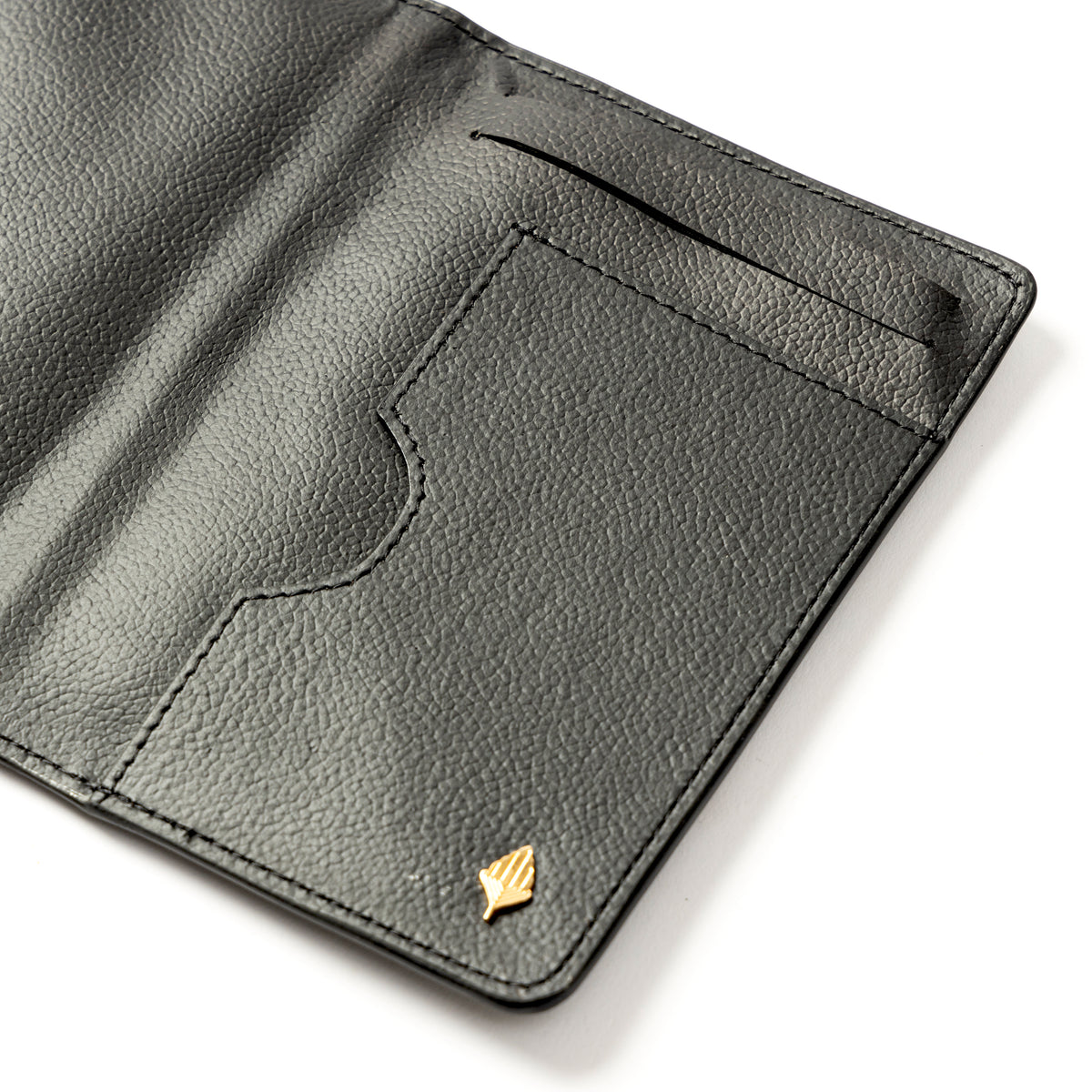 Sustainable Vegan Leather Passport Holder - Black