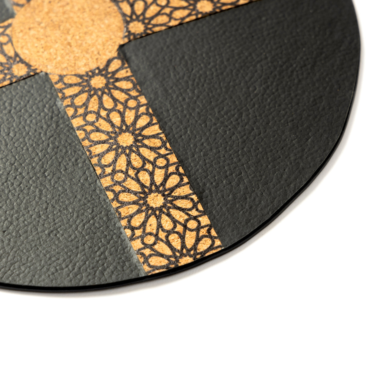 Versatile Mouse Pad - Black &amp; Cork