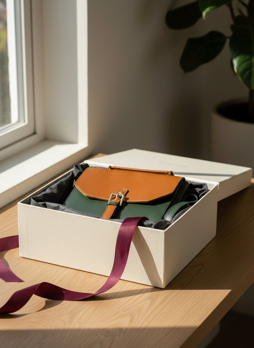 Juniper Vegan Leather Sling Bag - Green