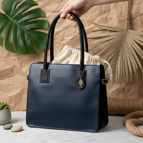 Aranyani - Navy Blue & Black