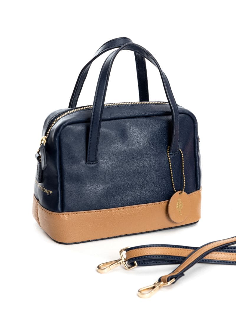 Vanadey - Navy Blue &amp; Caramel